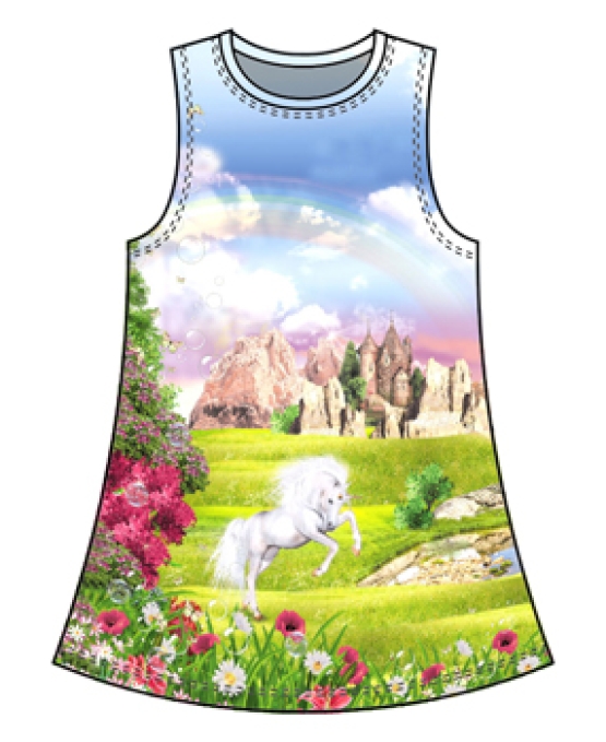 VALKOINEN HEVONEN raportti, puuvillaelastanitrikoo - Image 3