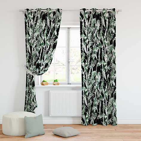 KAISLARANTA, vihreä puuvillakangas - Image 2