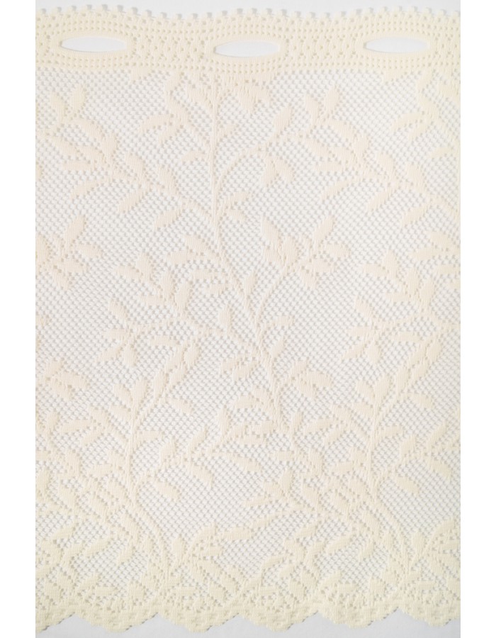 luonnonvalkoinen pitsikappa