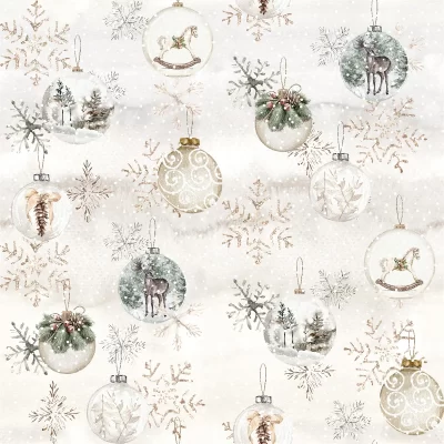 joulupallokangas, Joulupallot joulukangas