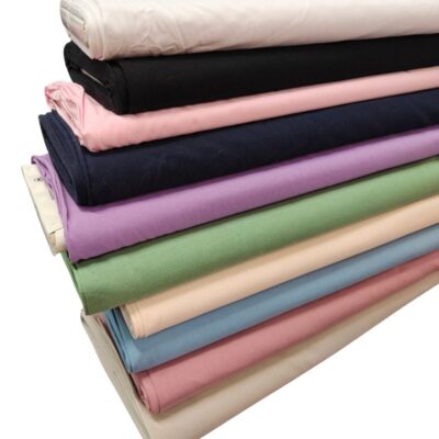 yksivärinen puuvillakangas